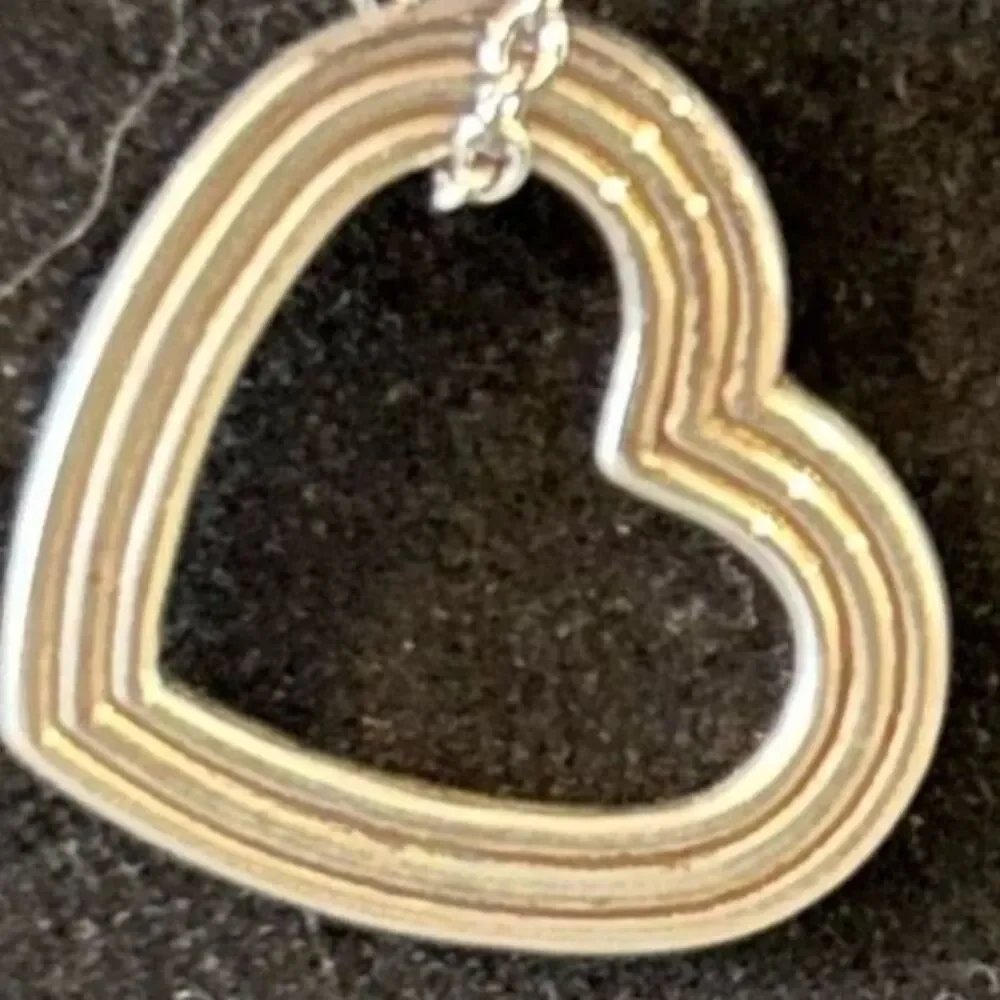 Tiffany Silver Menard Heart Necklace